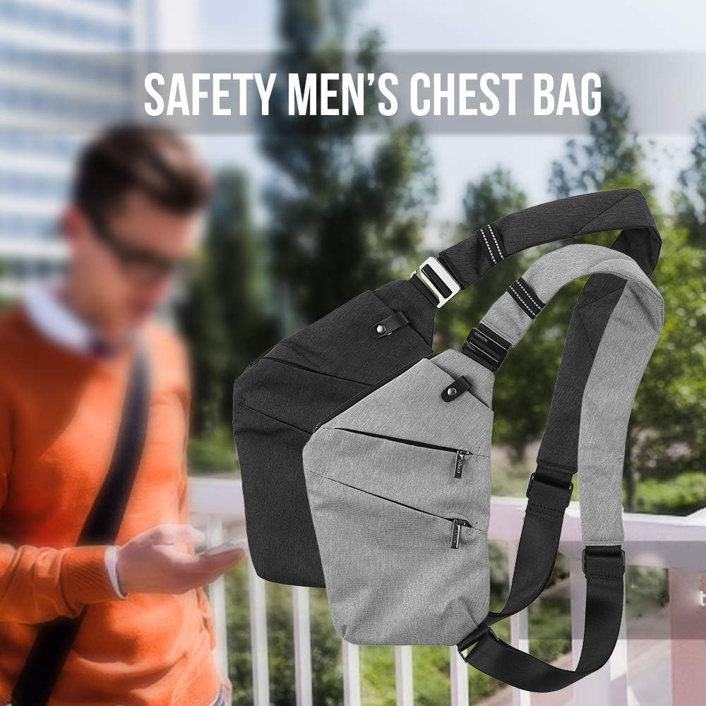 Lixada Sling Backpack Chest Bag Lightweight Outdoor Sport Travel Hiking Anti Theft Crossbody Shoulder Pack Bag Daypack - Image 2