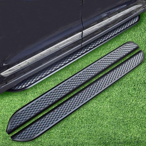 Fixed Door Side Step fits for Jeep Compass 2017-2023 2024 Running Board Aluminium Pedal Step Bars Protector (with Brackets)