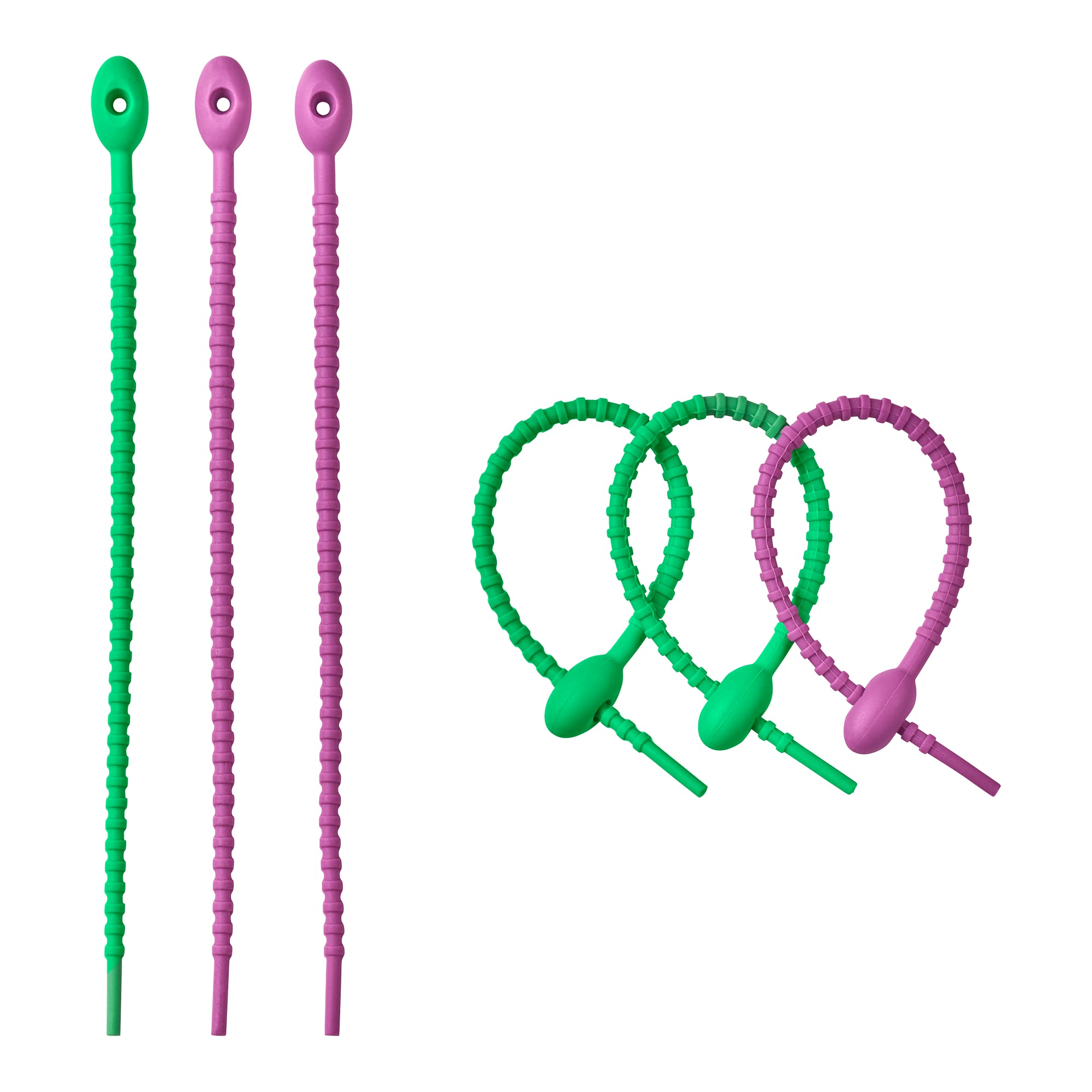 LURCH 70243 Universal Closure Strap/Roulade Holder Set of 6 Silicone