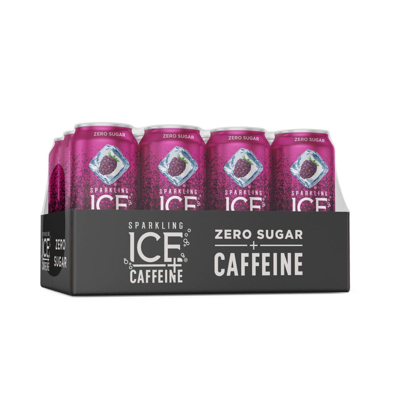Sparkling Ice Caffeine Black Raspberry Sparkling Water with Antioxid | amzdealz