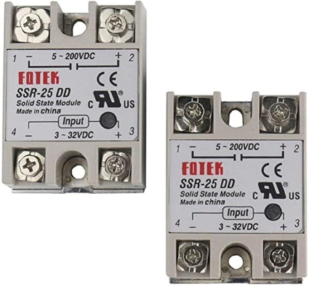 xcluma Solid State Relay SSR-25AA 25A 80-250V AC TO 24-380V AC SSR 25AA