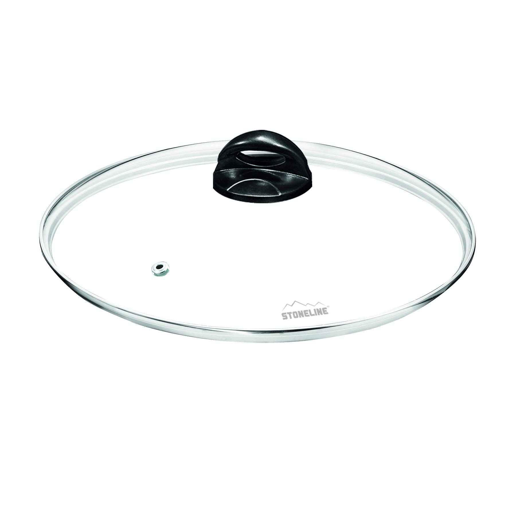 STONELINE Ceramic Keramik Topfset 6 teilig 18/20/24cm Topf mit Deckel Töpfe PFAS-frei Antihaft Topf Induktion alle Herdarten mit Keramikbeschichtung mit echten Steinpartikeln Kochgeschirr Set, Grau