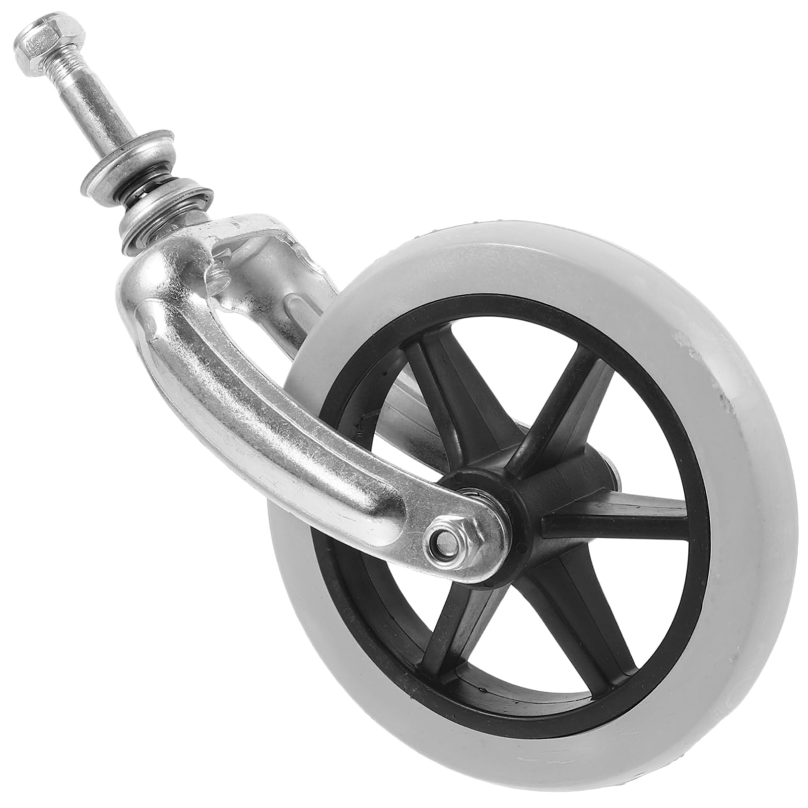 COLLBATH Wheelchair Wheel Drive Wheelchair Parts Wheel for Wheelchair Walker Wheels Wheelchair Replacement Wheels Front Wheel Wheelchair Caster Wheel Chair Wheels Wheelchair Bearings Rubber