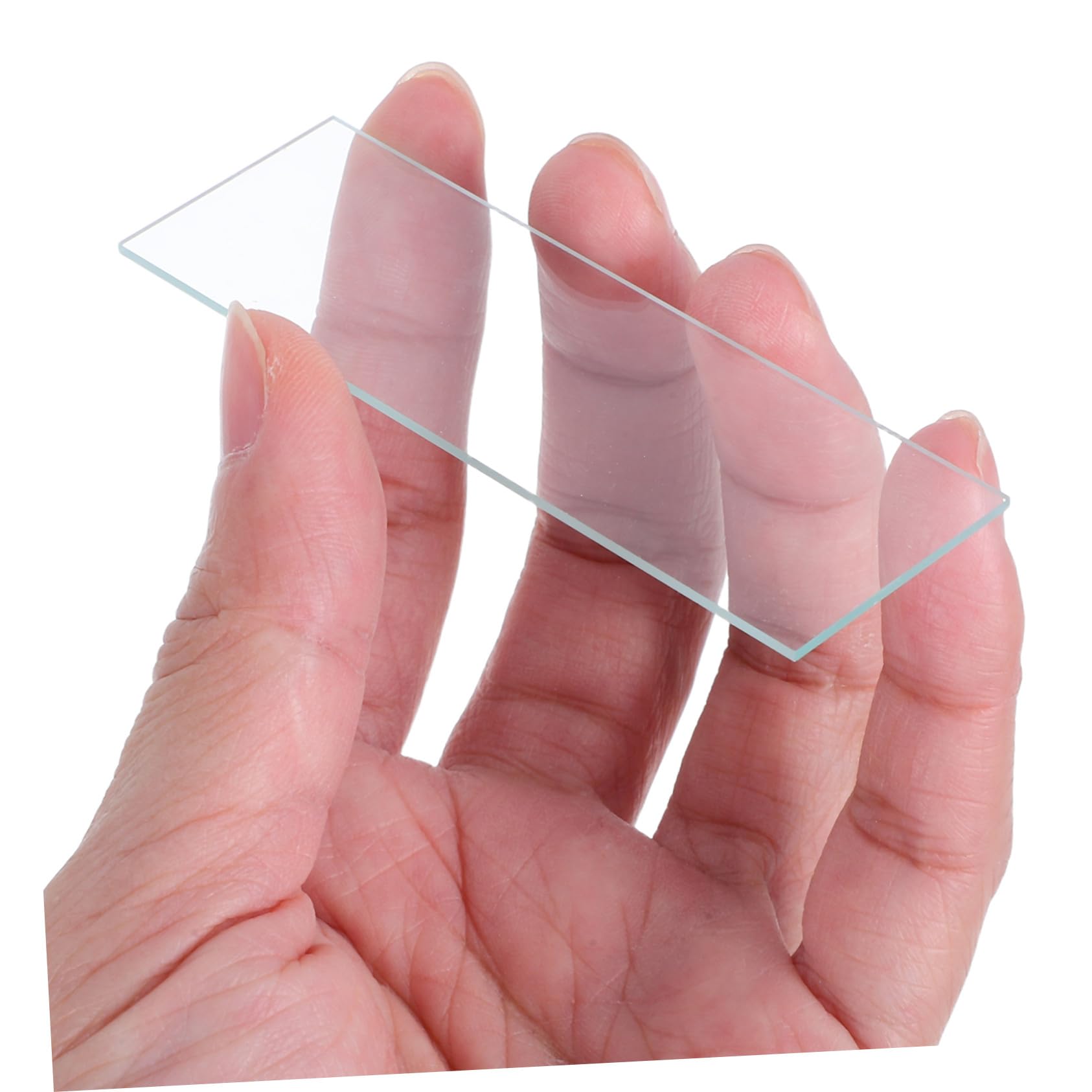 STOBAZA 200 Pièces Diapositives De Verre Pré-nettoyées Lames De Microscope De Laboratoire Diapositives En Verre Optique Pour La Biologie Transparent