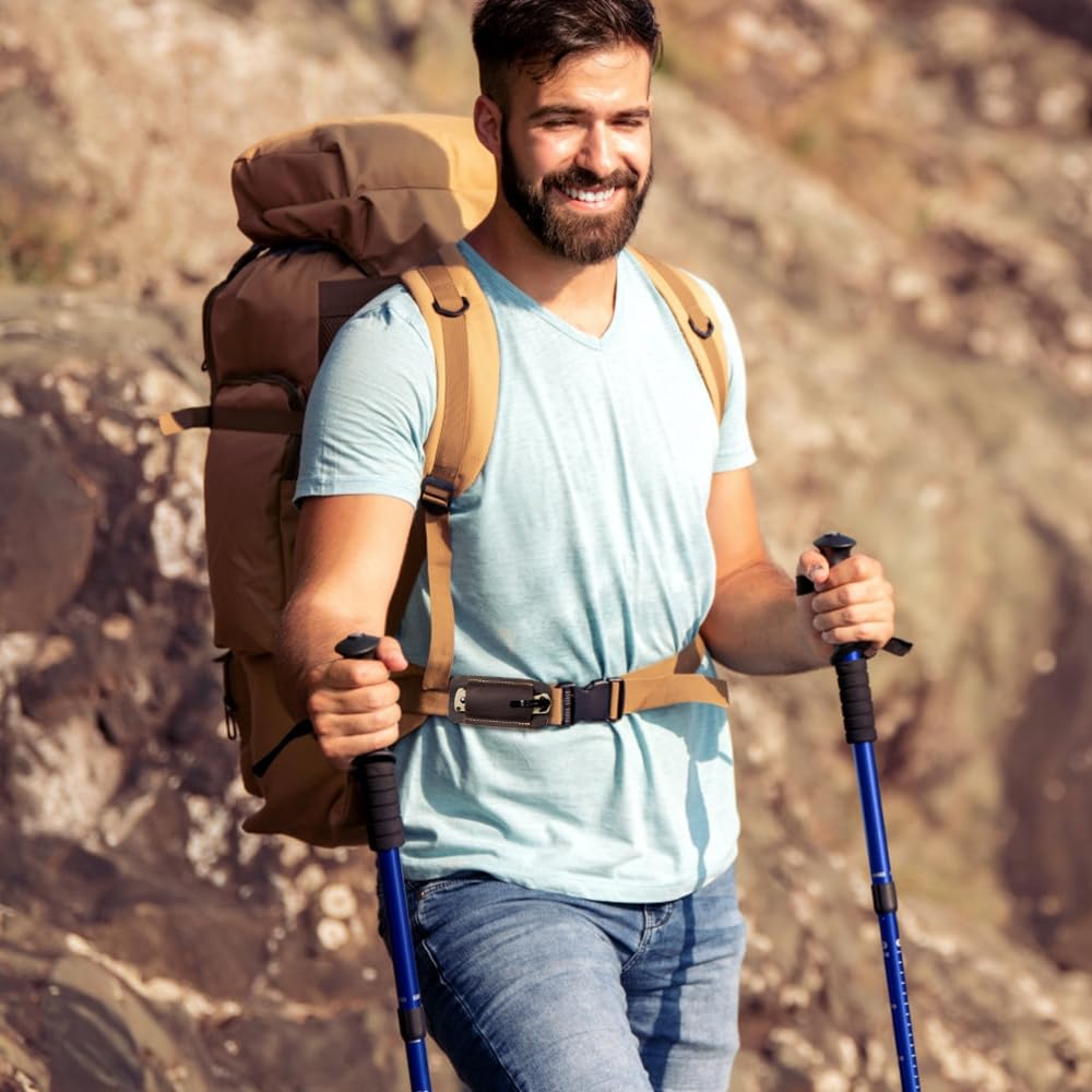 Funda de Cuero para Cuchillo, Soporte Plegable para Cuchillo de Bolsillo, Funda compacta para cinturón con Hoja de 5 Pulgadas