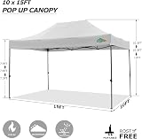 COBIZI Pop Up Gazebo with Sides 3m x 4.5m,Heavy Duty Gazebo with 4 Sidewall,UPF 50+ Waterproof Windproof Party Event Shelter Marquee,Outdoor Garden Gazebo Tent with Carry Bag (3x4.5m,White) - 4