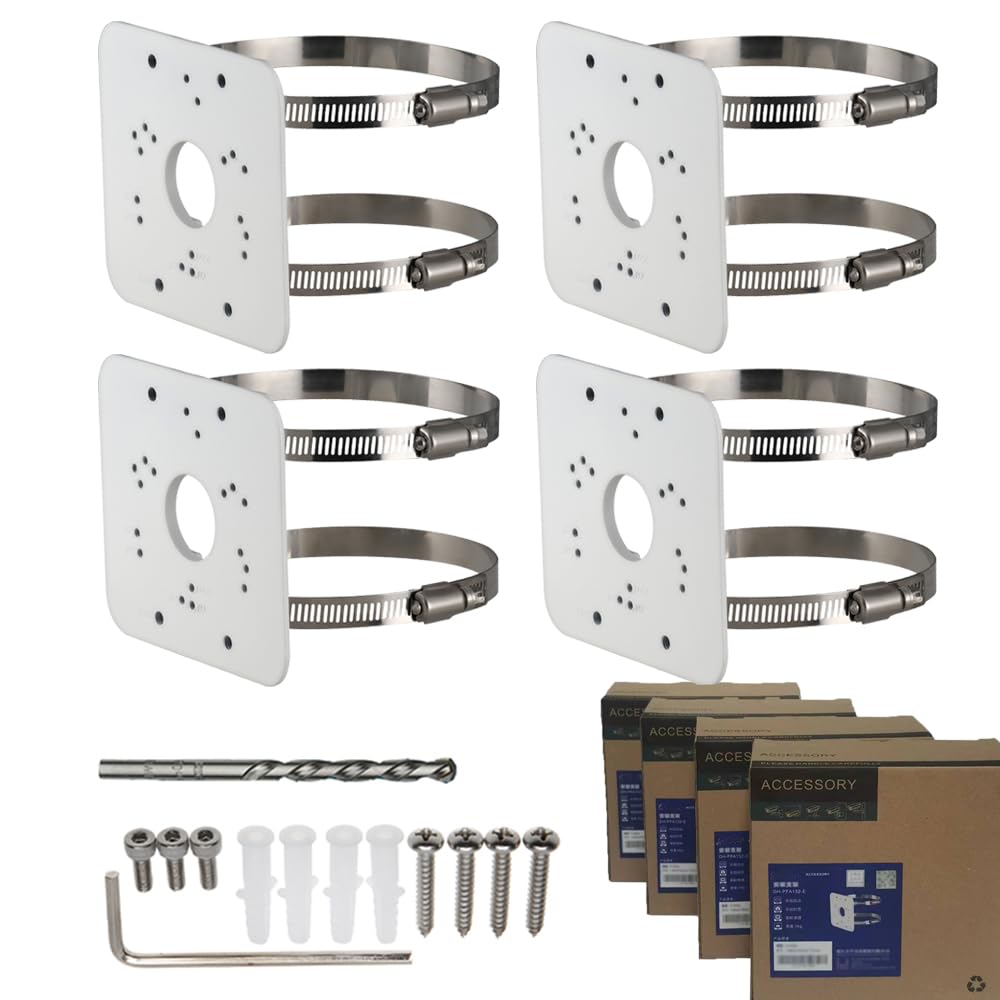 PFA152-E Pole Mount Bracket for IP Camera, 4 Pack