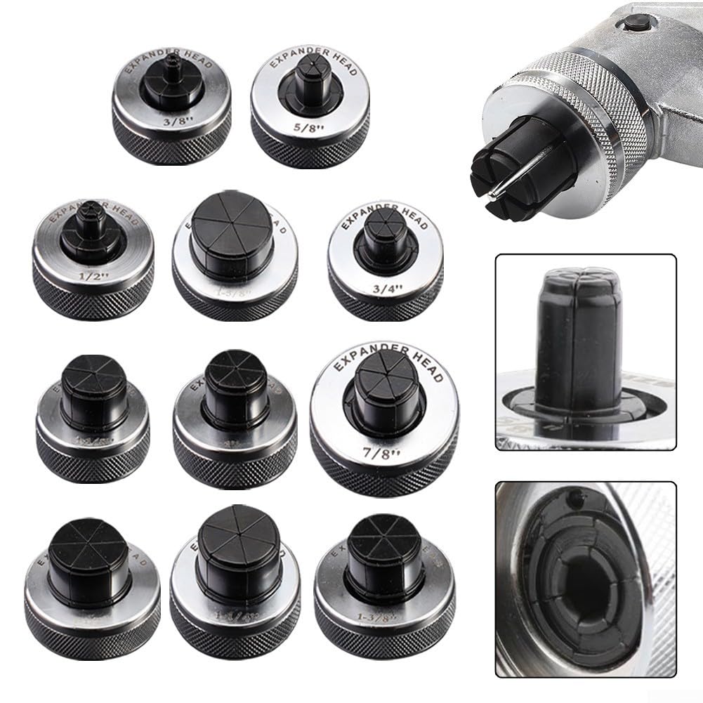 Testa di espansione di ricambio da 1042 mm per espansori per tubi CT100/CT300, rotazione e costruzione automatiche (25 mm)