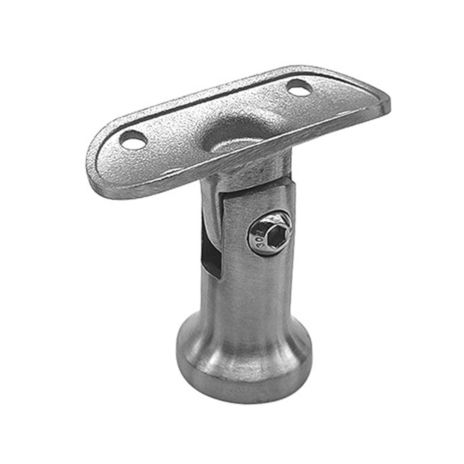PIXZCSA Stainless Steel Bracket Railing Support Handrail Adjustable Saddle Bracket Stairs Handrail Craftsmanship For Stairway Needs Adjustable Saddle For, shaped, 30X60mm