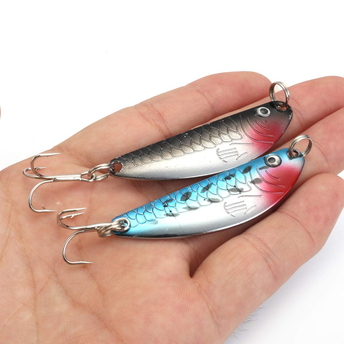 Cebos Artificiales 30 PCS Lure DE Pesca 6CM-8CM 235G Aleación Cebos de Pesca intemperados Señuelos de Pesca