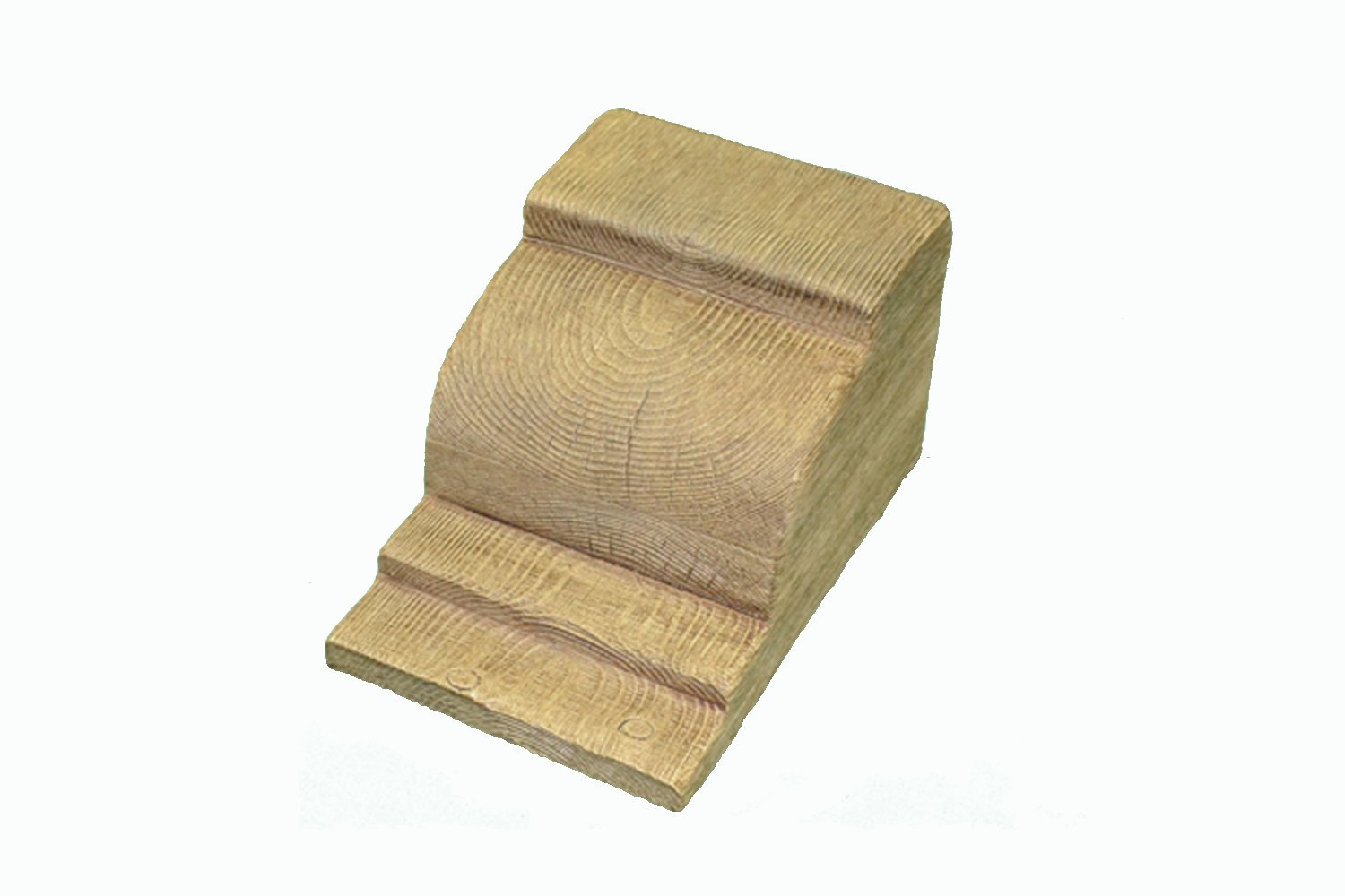 Ménsula para viga de poliuretano 20,5 x 13,5 x 12cm Castaño