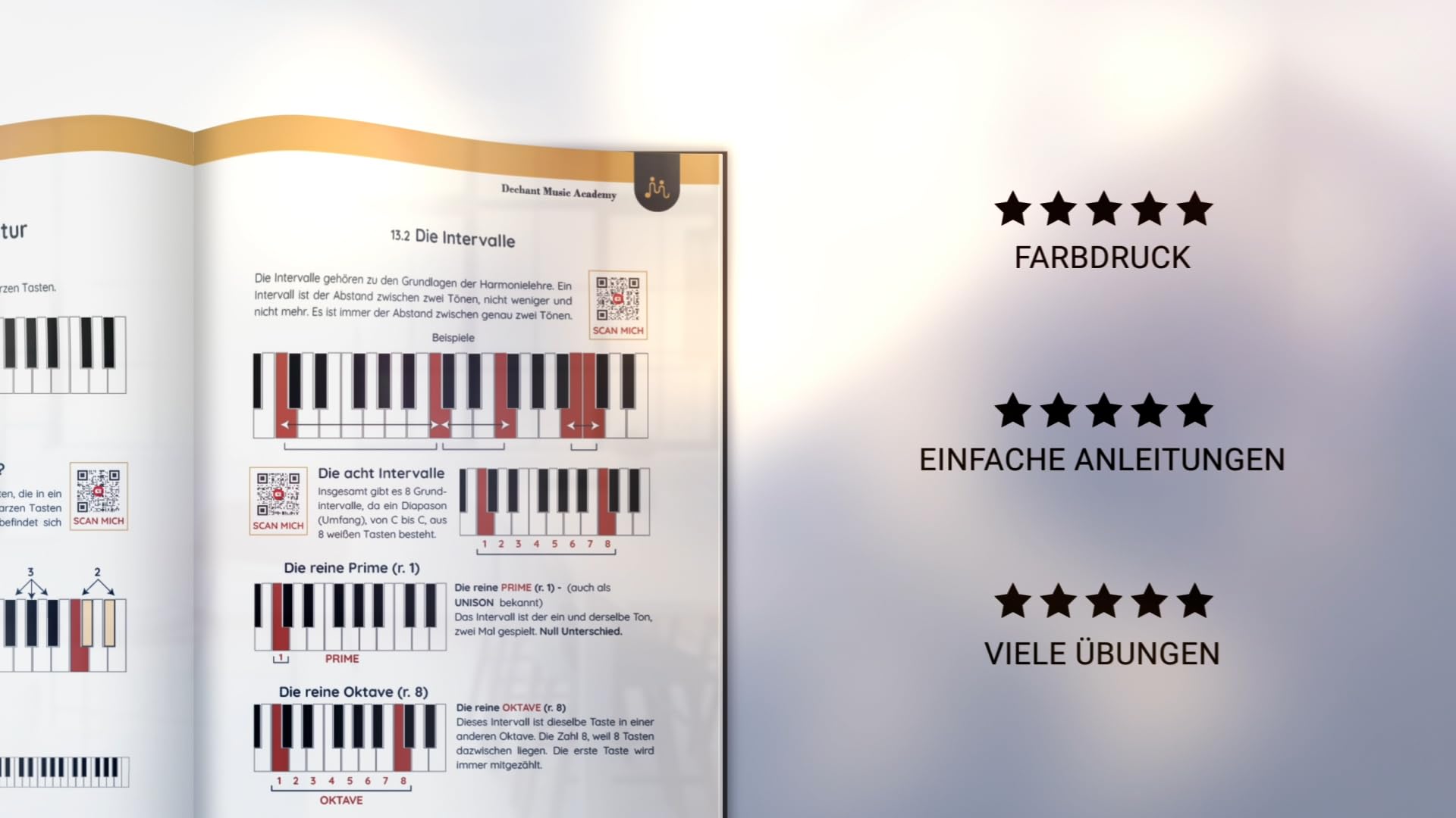 Spiele wie ein Profi - Klavier Anfänger Level 1 | mit 68 QR - Codes Video und Audio | Online - Klavierkurs