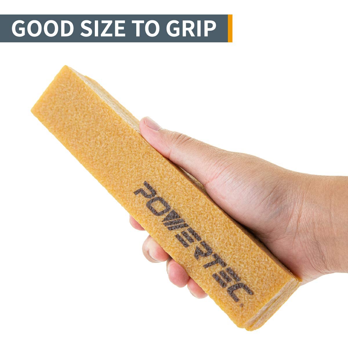 POWERTEC 11011-6 - Juego de bandas de lijado y barras de limpieza abrasivas de 4 x 36 pulgadas | Surtido de bandas de lijado de óxido de aluminio, paquete de 15, 3 de cada uno de 40, 80, 120, 150, 240