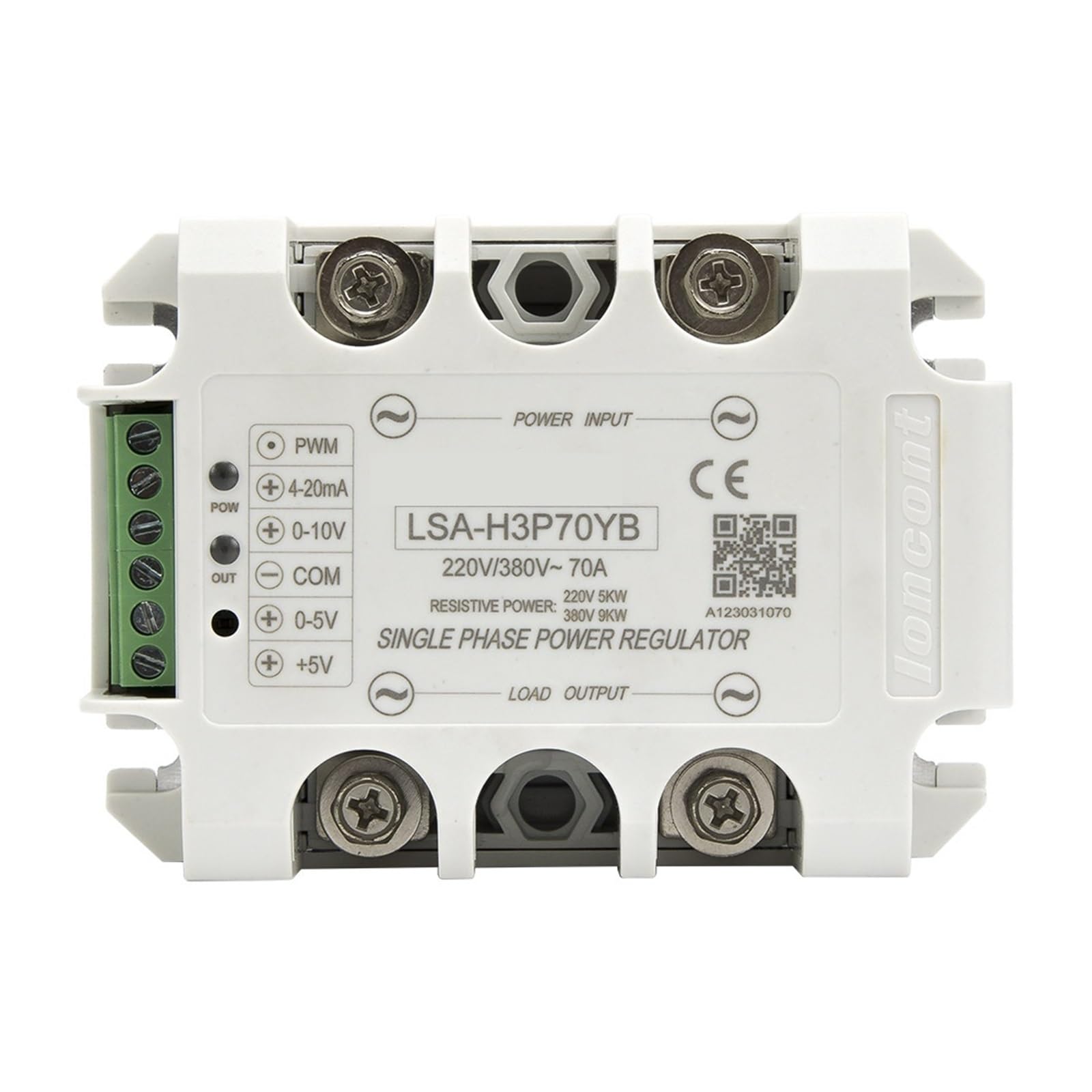 Régulateur de tension monophasé 70A LSA-H3P70YB module puissance 220V 380V