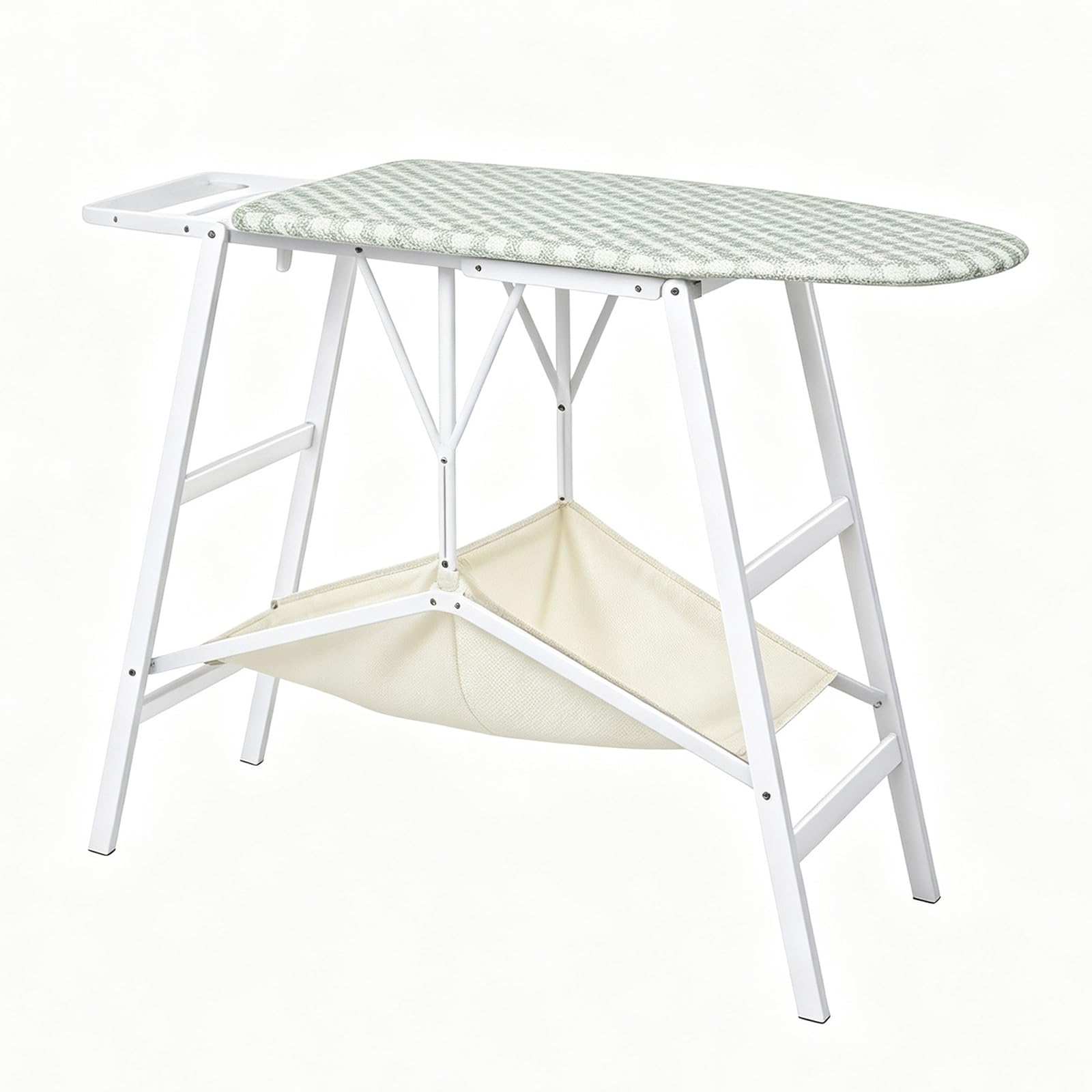 Wooden Ironing Board, Foldable Ironing Stand, Includes Iron Rest