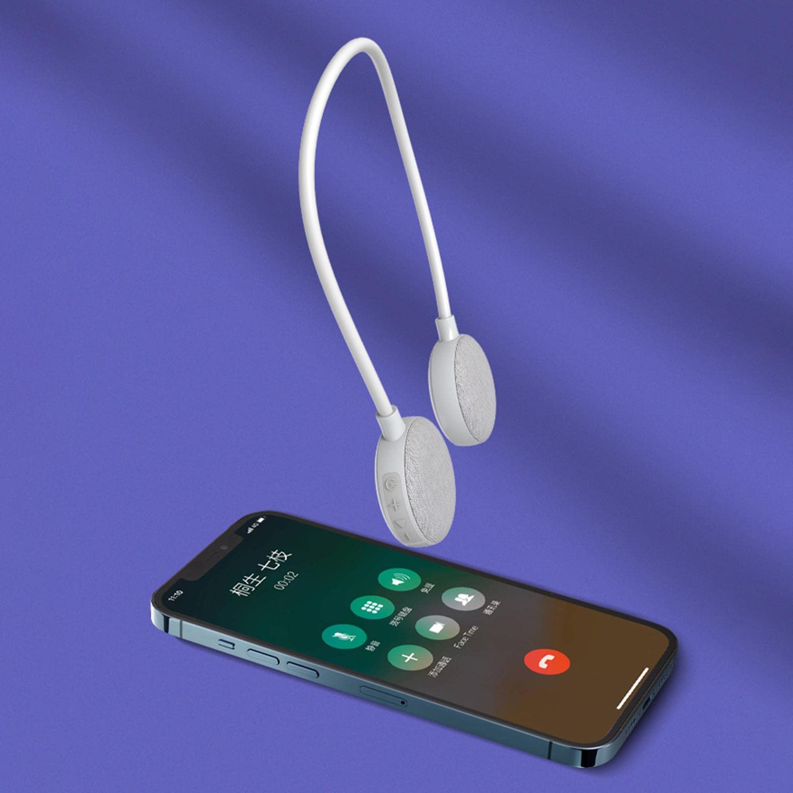 Altoparlante con Archetto da Collo IPX5 Regalo Pratico per La Corsa di Esercizi Sportivi, Nero