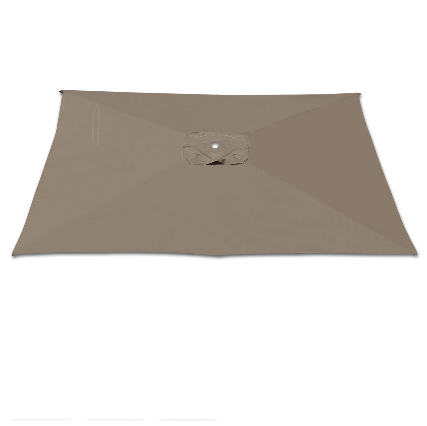 Strong Camel Replacement Canopy Cover for 10' X 6.5' Cantilever Patio Umbrella Offest Parasol Top Replacement (Taupe)