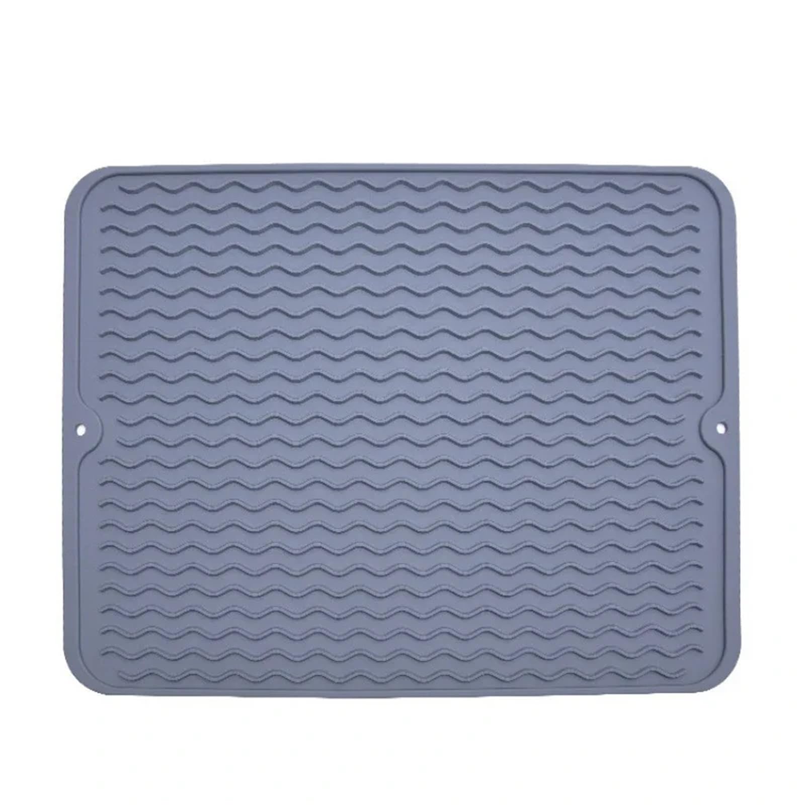 Tapis De Cuisine Pour Le SéChage De La Vaisselle Tapis de séchage de vaisselle en Silicone, épaisseur, résistant à la chaleur, dessous de plat, plateau d'égouttage, sous-verres, support de Pot antidér