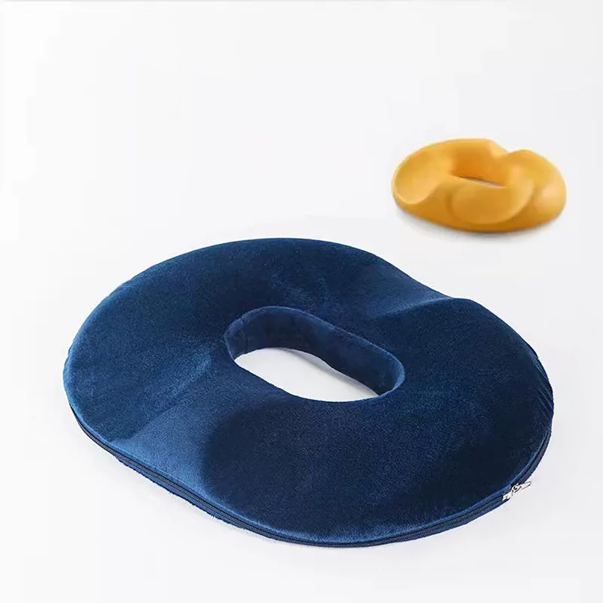GDJCFDC Orthopedic Donut Cushion for Hemorrhoid Relief - Hollow Seat Pillow for Tailbone Pain, Sciatica, and Post-Surgery Support - Breathable Honeycomb Design Women