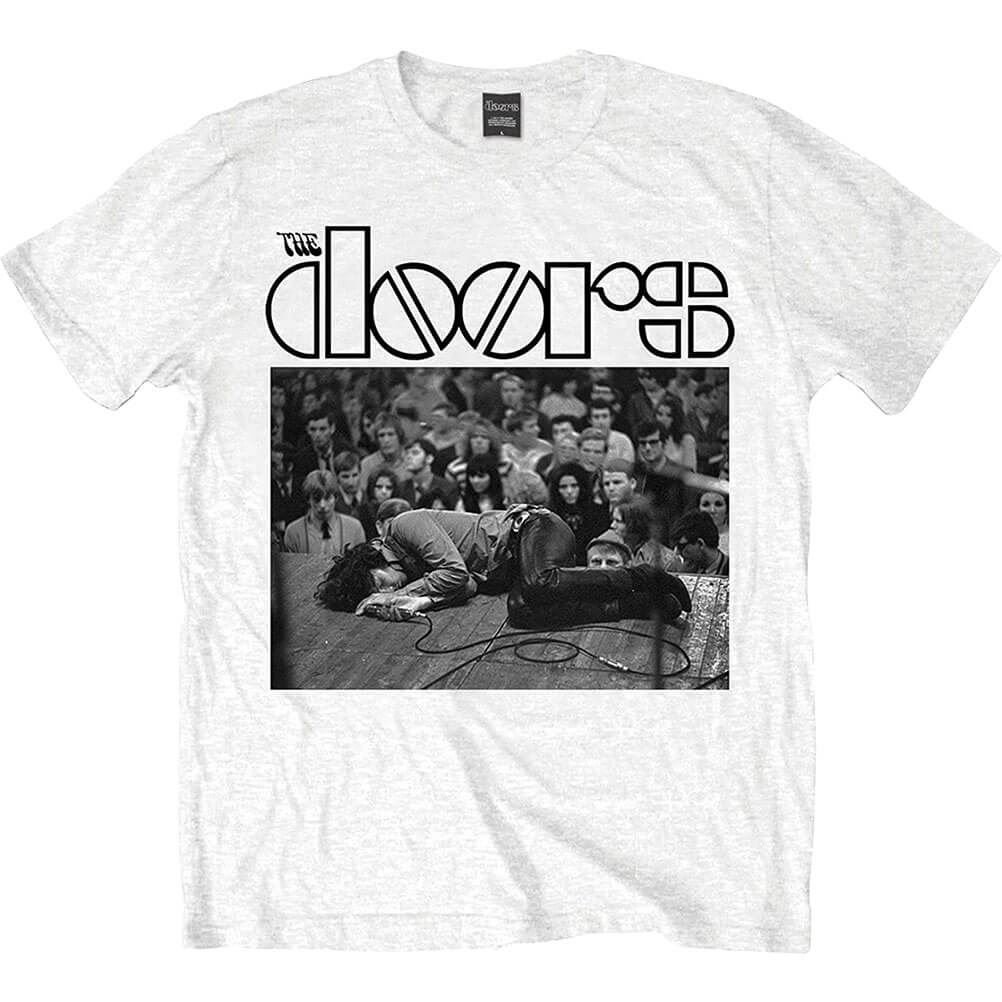 Paradiso Clothing Unisex White Paradiso The Doors Jim On Floor T Shirt - M