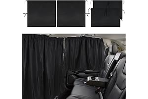 KanSmart 3 Pcs Car Curtains 95% Light Blocking Car Window Privacy Shield for Baby Kids