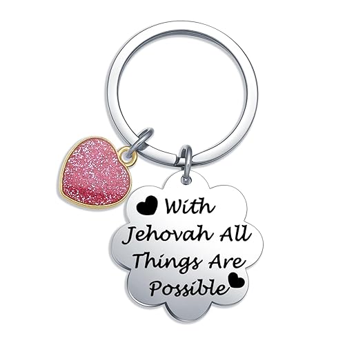 Fmekosdz JW Keychain JW Pioneer Keychain Jehovah Witness Gifts Jehovah