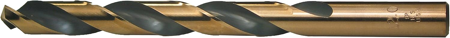 Viking Drill and Tool 49520 Type 643-UB 135 Degree Split Point Magnum Super Premium Jobber Drill Bit (10 Pack), 6.50mm