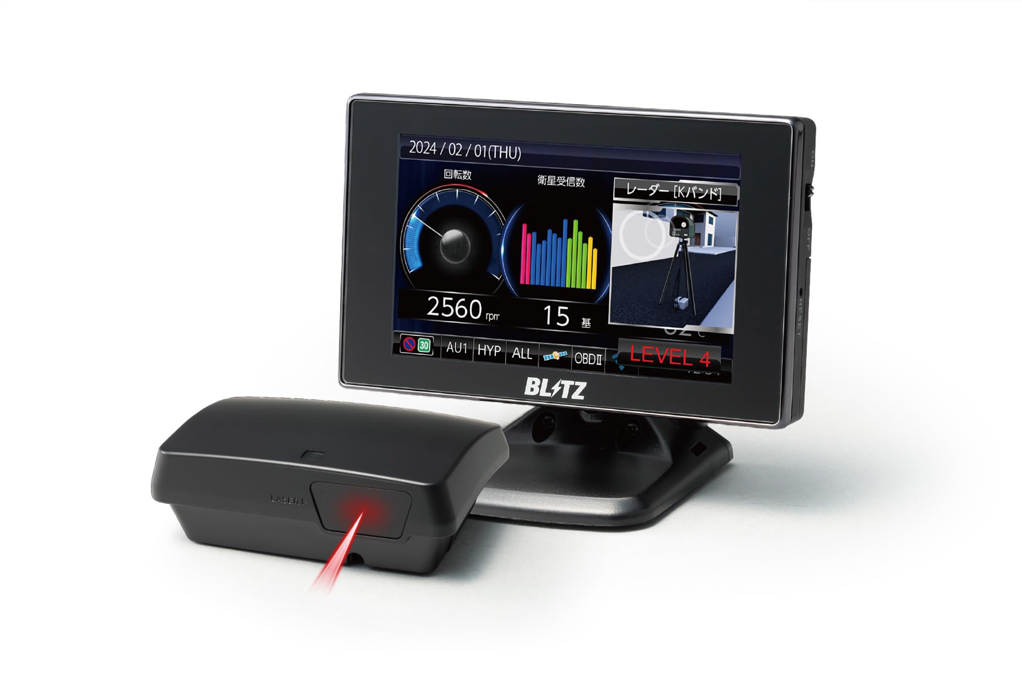 BLITZ ブリッツ TL313R【MSSS対応】 レーザー＆レーダー探知機｜車 