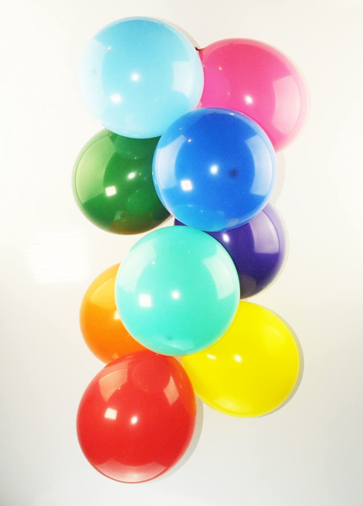 Happium 12" Latex Balloons, Pack of 20 (Rainbow)