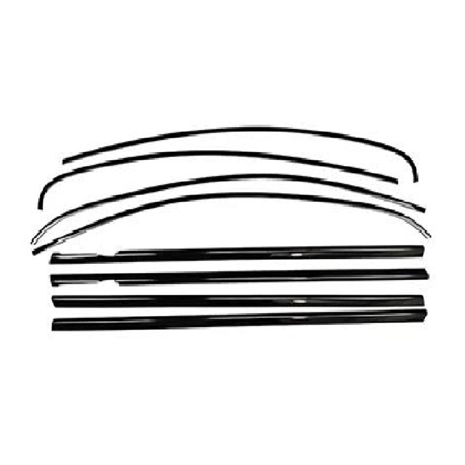 Car Window Rubber Seal for VW for Passat for CC for Arteon 2013-2023 Car Door Frame Window Side Glass Trim Window Weatherstrip(2013-2018 3)