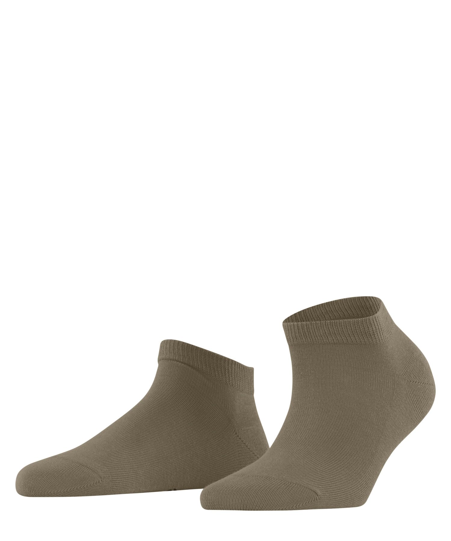 FALKE Women's Family W Sn Sustainable Cotton Low-Cut Plain 1 Pair Trainer Socks, Beige Nude 4092, 2.5-5
