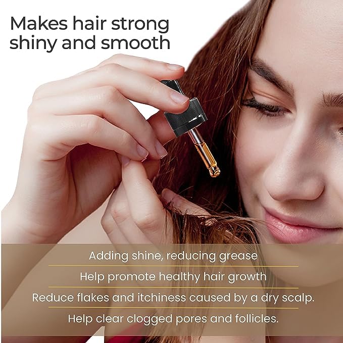 Miniatura 3 de Aceite de ricino  Aceite de ricino sin hexano para pestañas y cejas  Aceite de ricino puro y natural prensado en frío para piel, cabello, intestino