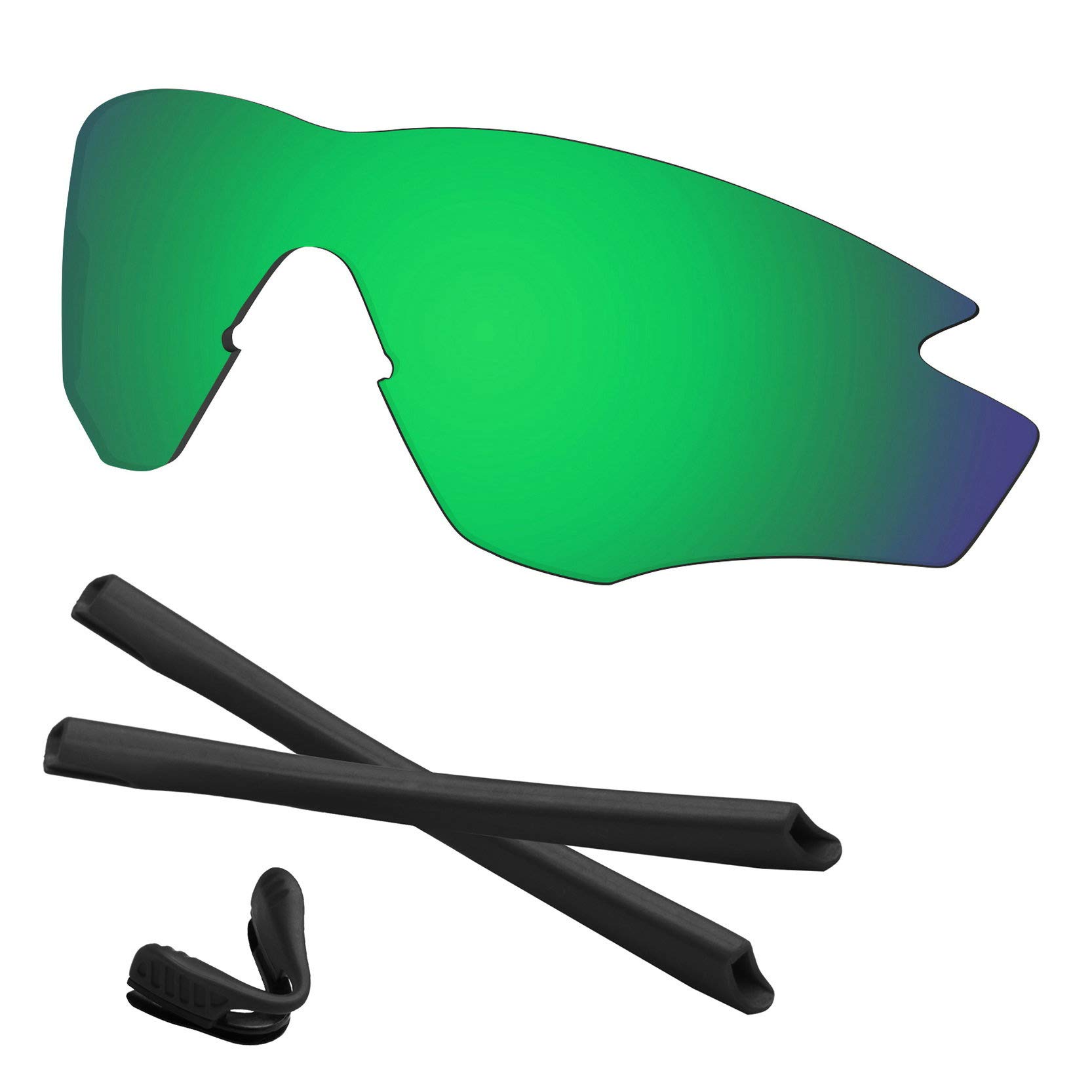 M2 Frame Lenses &amp; Rubber Kits Replacement for Oakley Sunglass OO9212 Polarized