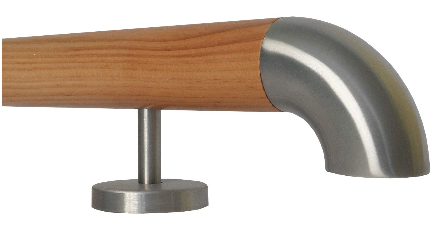 Marchepied En Mélèze - 30 à 500 Cm - En Une Seule Pièce Avec Support Et