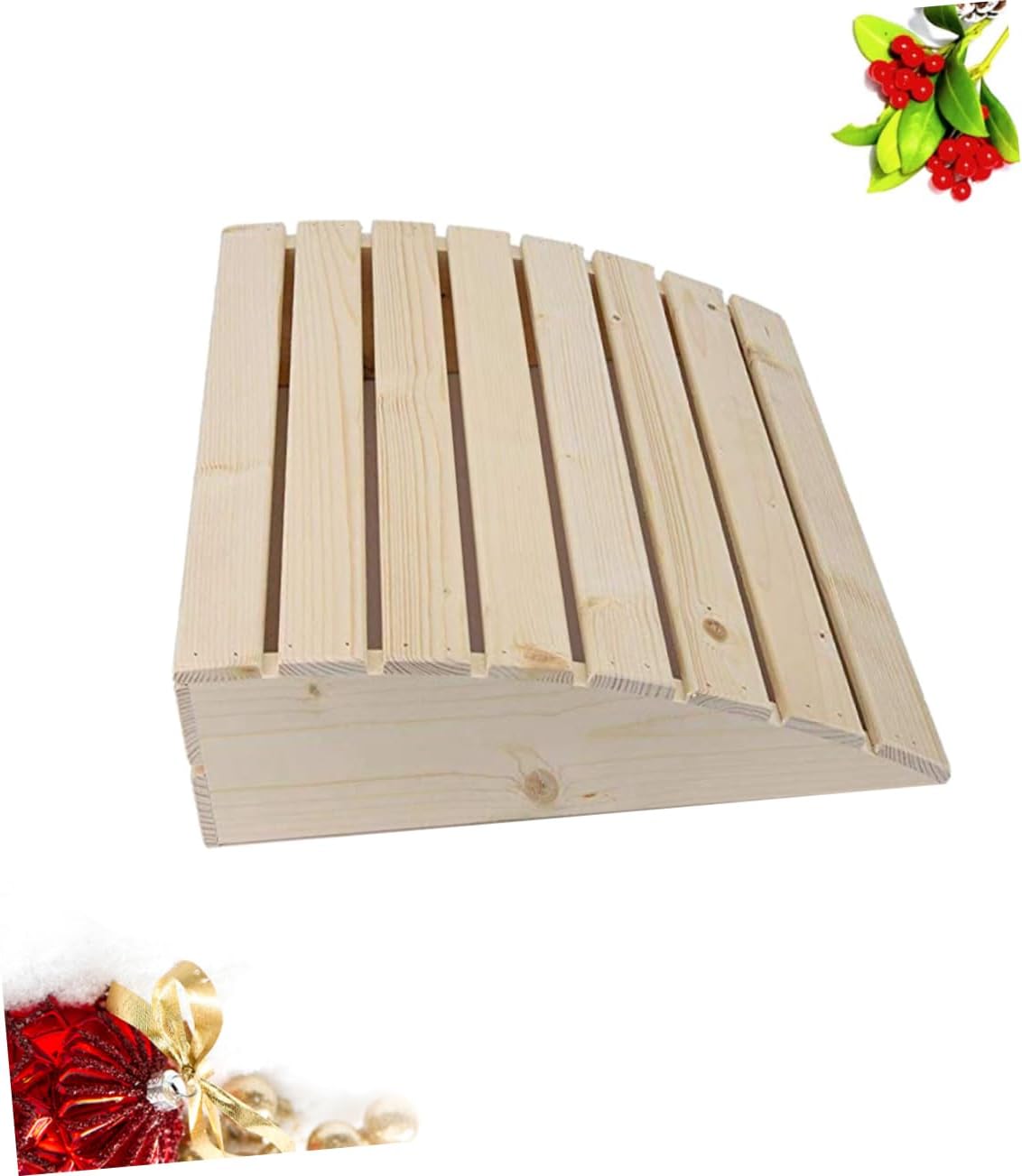 Wooden Sauna Pillow Headrest Comfortable Support for Sauna Room Ergonomic Design