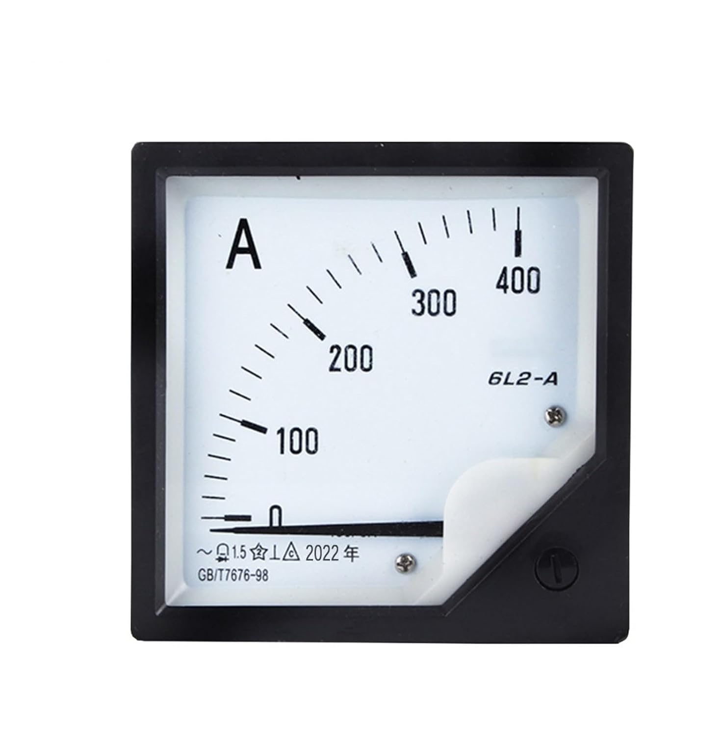 1Pcs 6L2-A 50A 75A 100A 150A 200A 250A 300A 500A Analog Meter Panel AMP Current Ammeter Gauge Pointer Ammeter 80x80MM(Customized)
