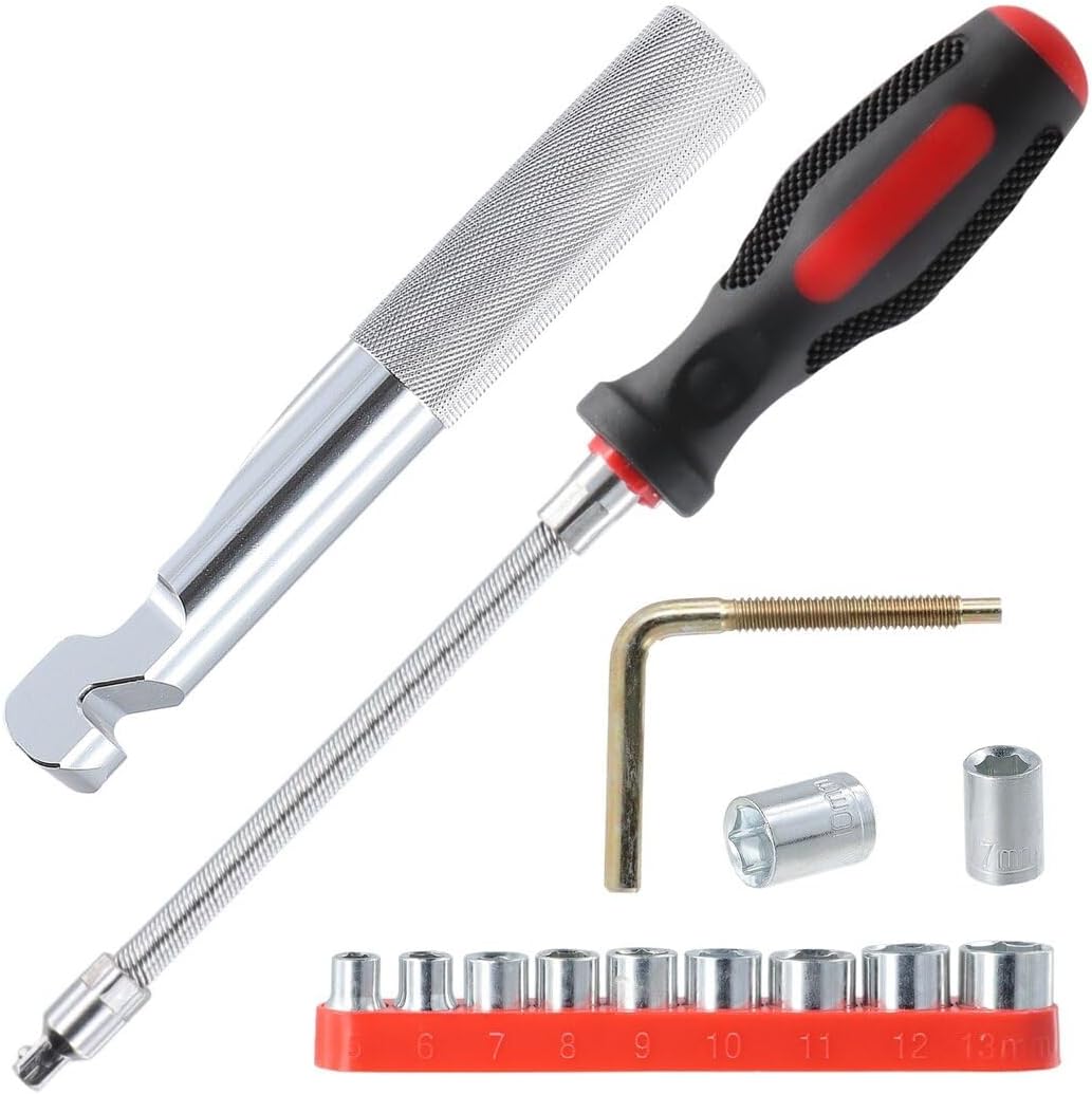 Homaisson Belt Changing Removal Tool Kit with Clutch Cover Separate Tool Set Compatible with Polaris RZR 1000 XP Sportsman 570 2006-2022, Easy Belt Removal Tools