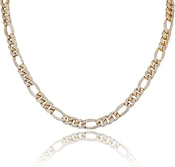 ICEDIAMOND 10MM  Figaro Chain
