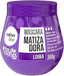 Salon Line, Máscara Matizadora Roxa, #TodeCacho, Vegano - Para Cabelos Ondulados, Cacheados e Crespos, 300g