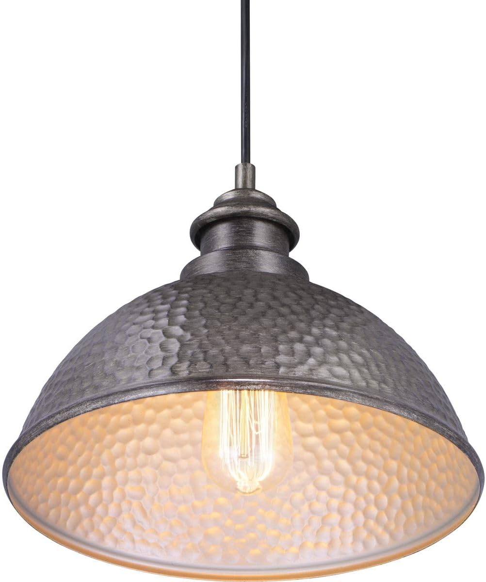 Progress Lighting Englewood Collection 1-Light Farmhouse Outdoor Hanging Lantern Light Antique Pewter
