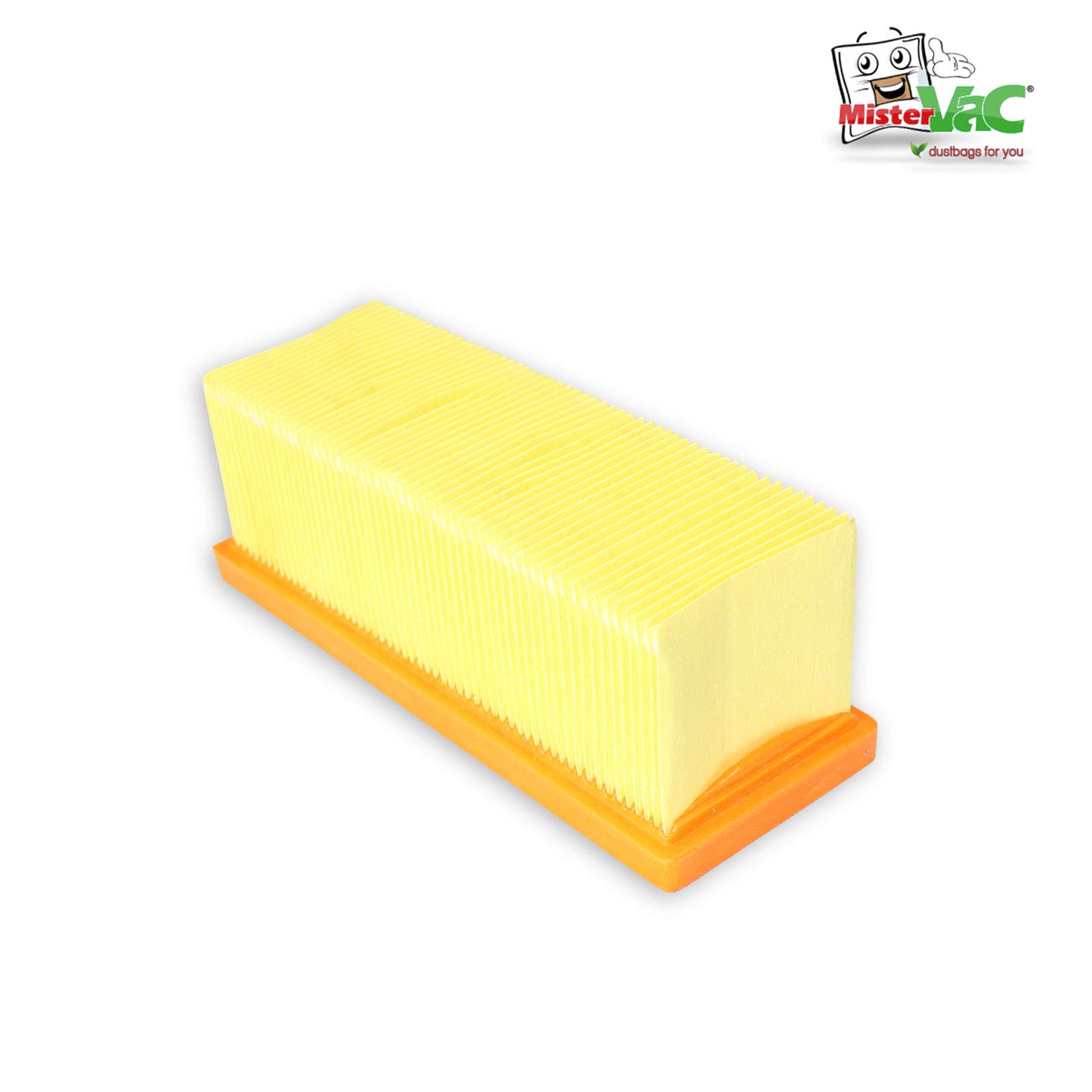 vhbw Set de filtros 3x Filtro plisado compatible con Kärcher WD 4, WD 4