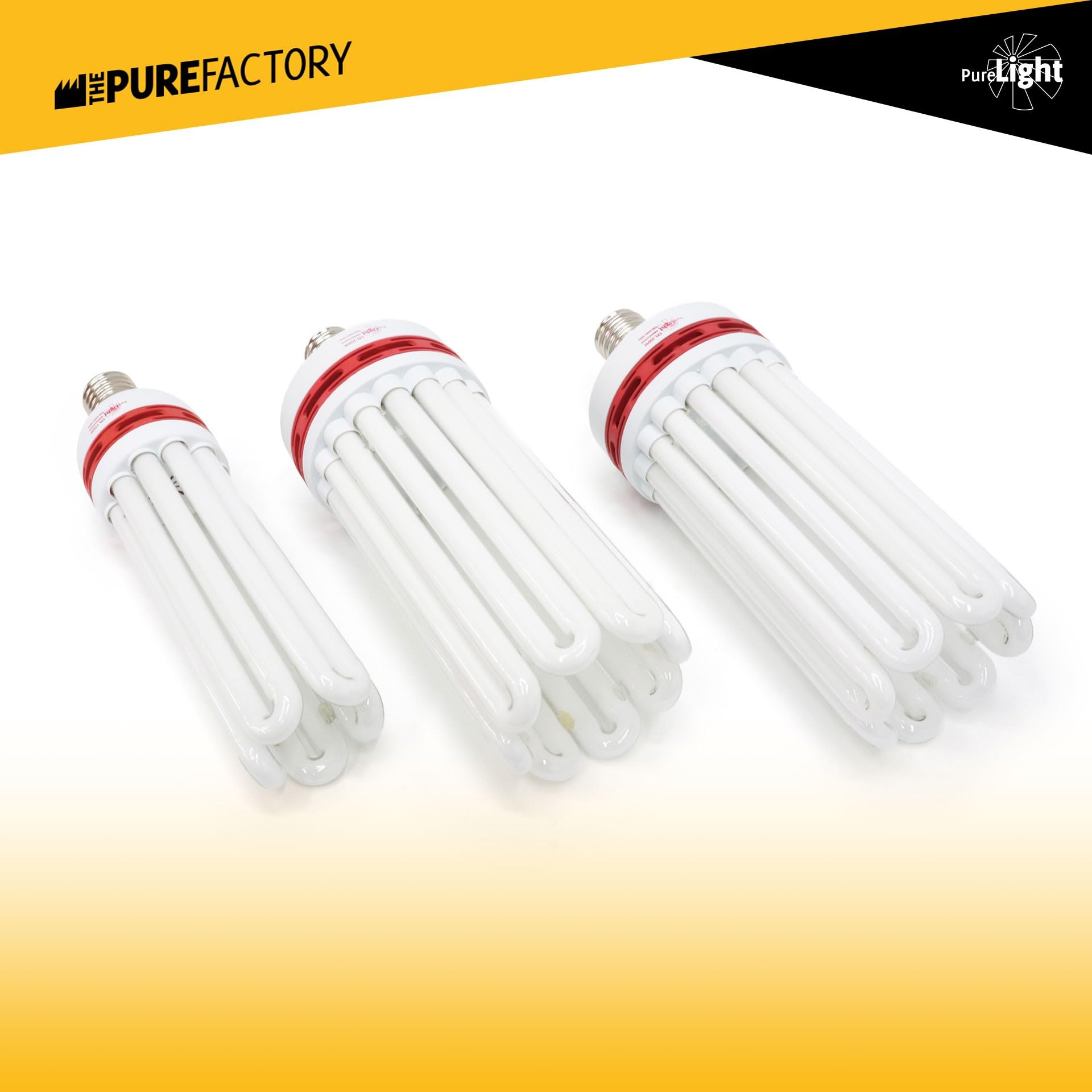 Bombilla CFL 125W Greenpower para cultivo | Temperatura de color ajustable 2700K y 6400K | Eficiencia energética | Bombillas de crecimiento de calidad