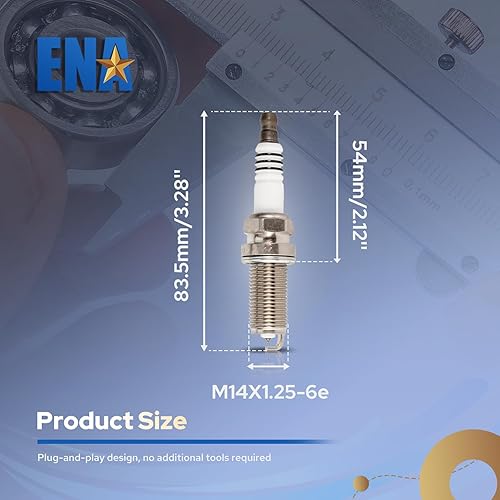 Miniatura 7 de ENA Juego de 5 bujías iridio compatibles con Volvo C30 C70 S40 S60 S80 V50 V70 XC60 XC70 XC90 Impreza Legacy Outback Forester Baja Tribeca 9-2X LR2