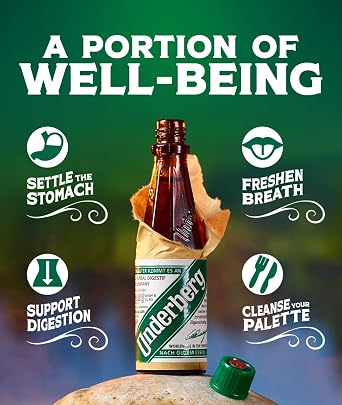 Underberg Natural Herb Bitters 8 Pack, .68oz/btl