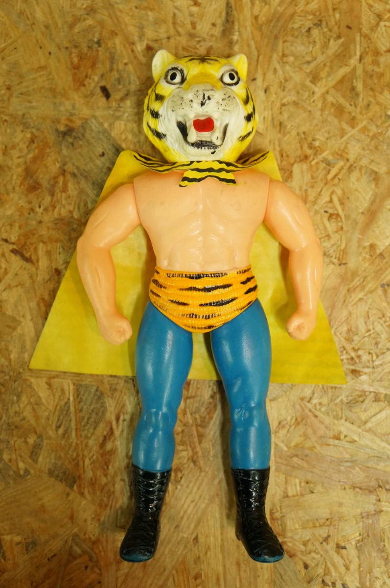 Amazon | 当時物 タイガーマスク ソフビ 梶原一騎 辻なおき 1969  