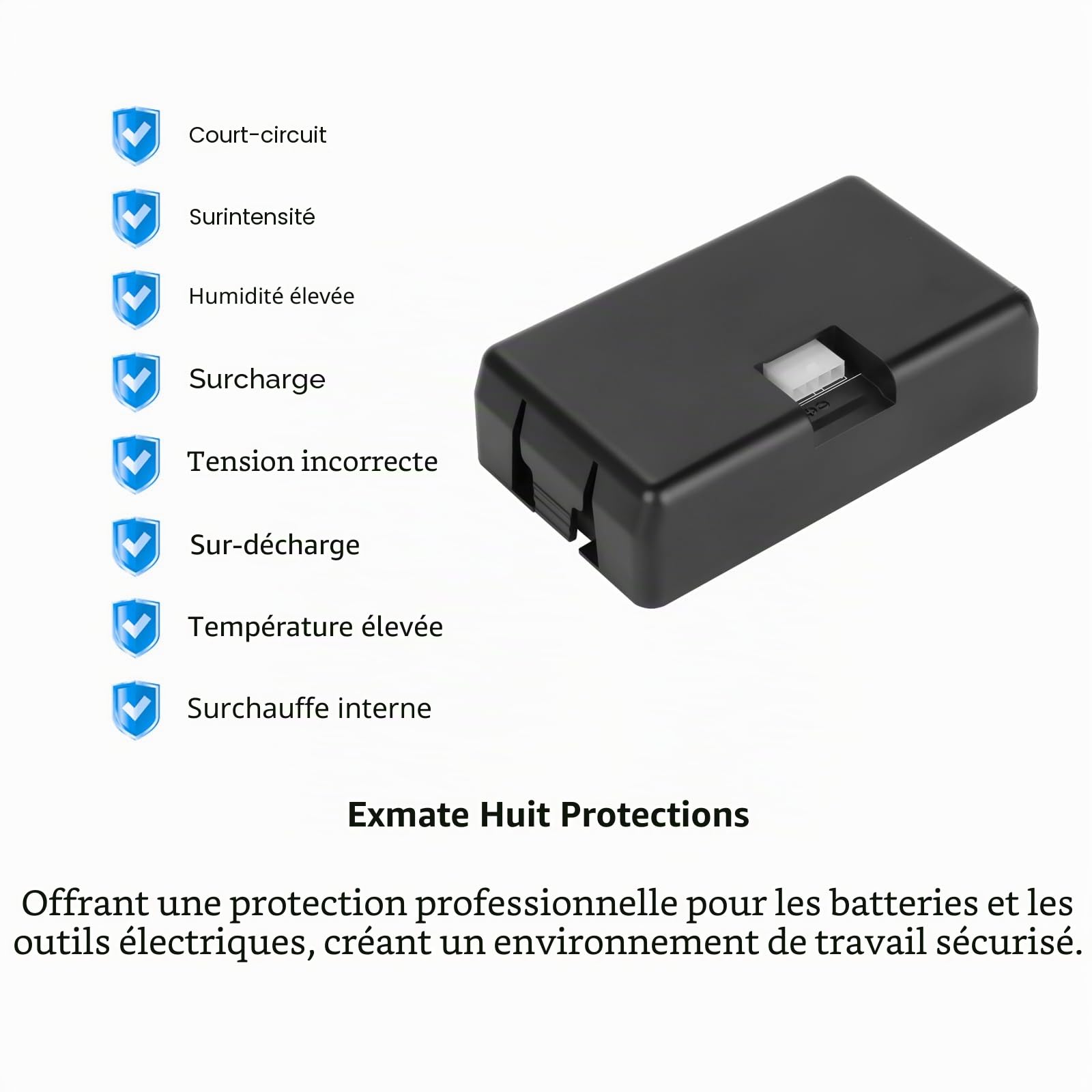 Exmate 18 V 3000mAh Batterie de Rechange pour Gardena Sileno Minimo 250, Gardena Sileno City/Life, Husqvarna Automower 115H/305/310/315/315X (2020) Tondeuse Robot à Batterie