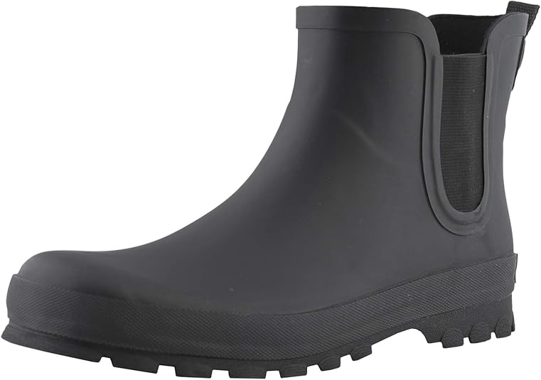 Roma Chelsea Men's Rain Boots, Waterproof Rain and Garden