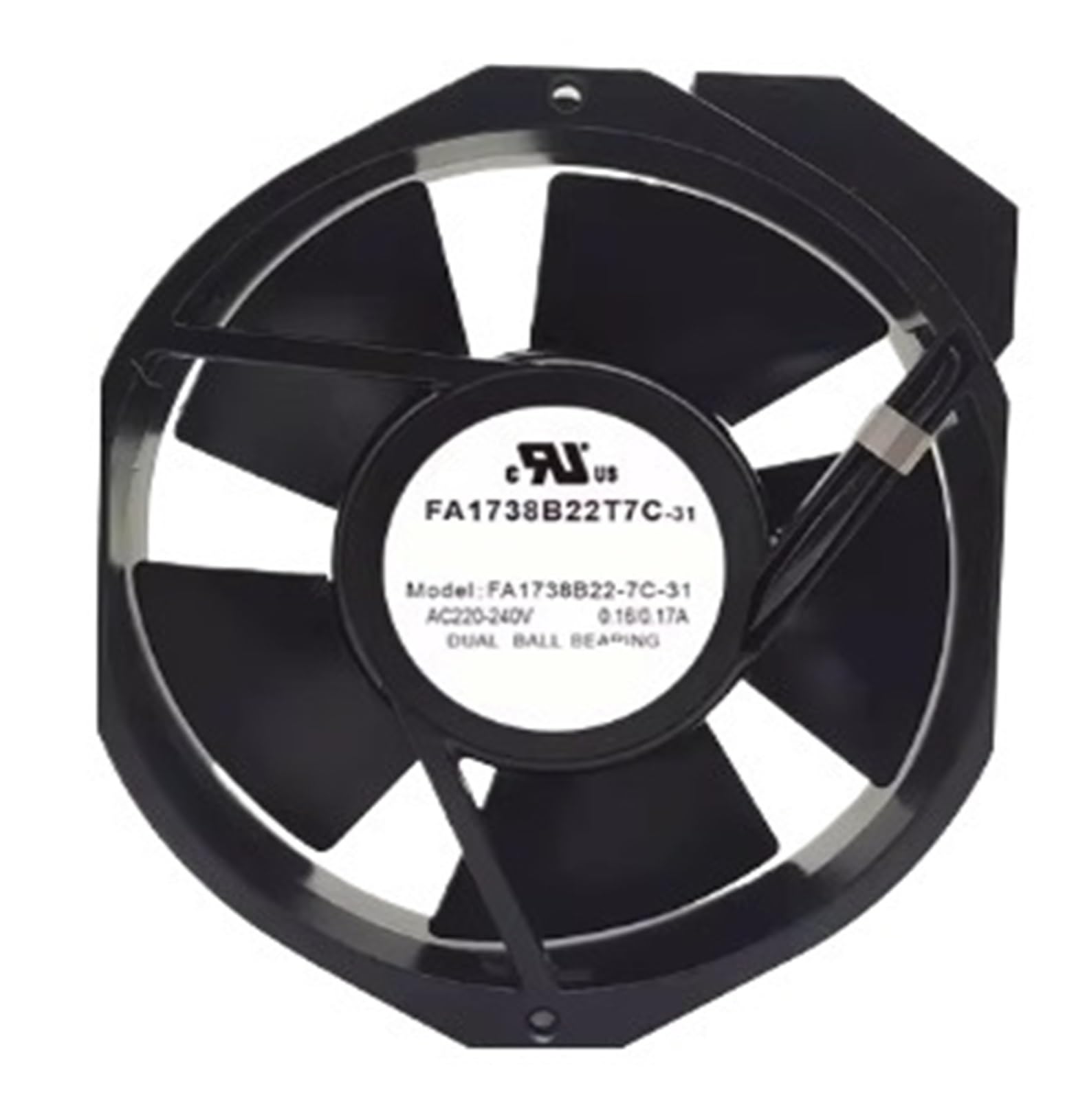Lzikkgki One Color Fa1738b22t7c-31 Ac 220-240V 0.17A 172X150x38mm Cooling Fan
