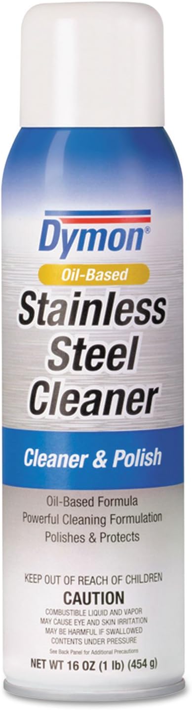Stainless Steel Cleaner, 16oz, Aerosol, 12/Carton