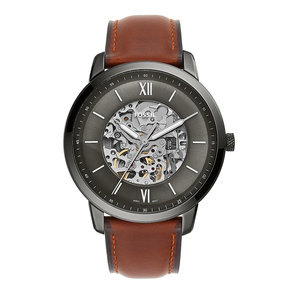 Fossil Neutra Watch for Men, Automatic Movement with Stainless Steel or Leather Strap